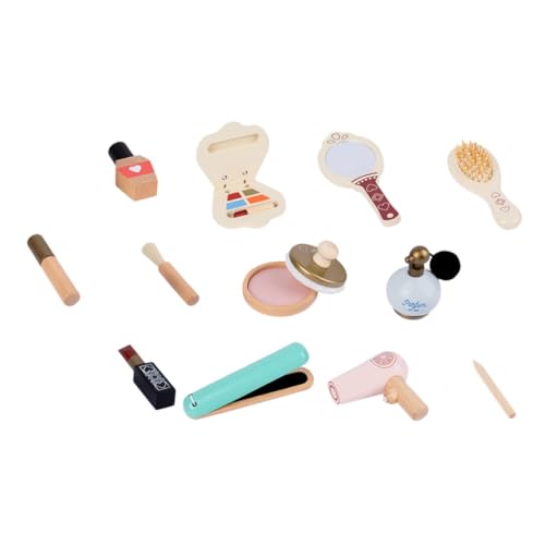 Abaodam 1 Set kleine Prinzessinnen Make-up-Pack, Schönheit für Rollenspiele, Holzkosmetik für Hände, fördert Farbempfindlichkeit und fantasievolles Spielen Abaodam 1 Set kleine Prinzessinnen Make-up-Pack, Schönheit für Rollenspiele, Holzkosmetik für Hände, fördert Farbempfindlichkeit und fantasievolles Spielen von Abaodam