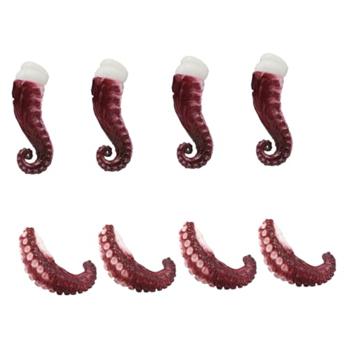 Abaodam 1 Set lebendige Oktopus-Krallen-Modelle, realistische Meeresfrüchte-Dekorationen für Esstisch, Foto-Requisiten für Obstläden, Milchtee-Geschäfte, lebensechte Präsentation Abaodam 1 Set lebendige Oktopus-Krallen-Modelle, realistische Meeresfrüchte-Dekorationen für Esstisch, Foto-Requisiten für Obstläden, Milchtee-Geschäfte, lebensechte Präsentation von Abaodam