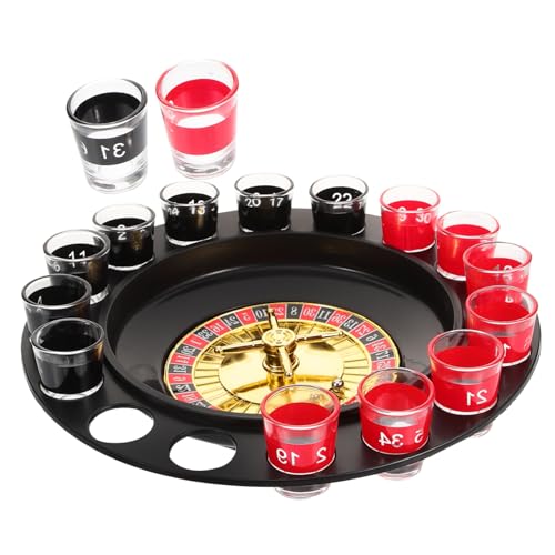 Abaodam Interaktives Shot Roulette Spiel Party Trinken Roulette Set für Bars Nachtclubs Abaodam Interaktives Shot Roulette Spiel Party Trinken Roulette Set für Bars Nachtclubs von Abaodam