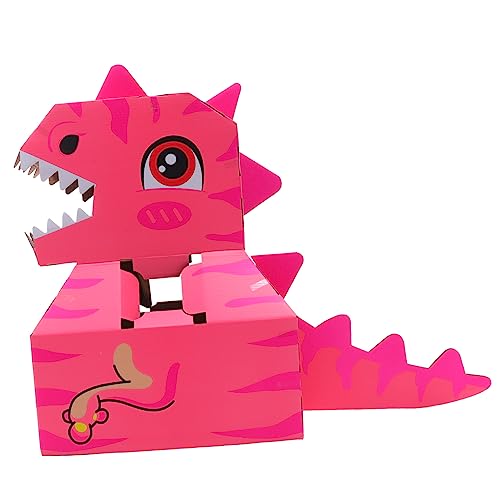 Abaodam 1 Set tragbare DIY-Dinosaurier-Karton-Box für Spaß, interaktive Spielzeit, verbessert die Hand-Augen-Koordination, leicht, tragbar für kreative Lernaktivitäten Abaodam 1 Set tragbare DIY-Dinosaurier-Karton-Box für Spaß, interaktive Spielzeit, verbessert die Hand-Augen-Koordination, leicht, tragbar für kreative Lernaktivitäten von Abaodam