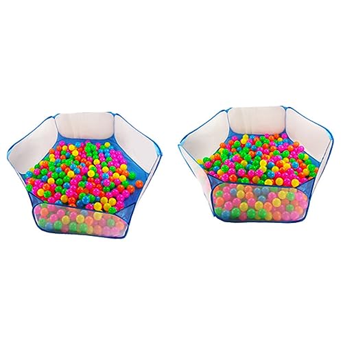 Abaodam 1 Stück Ball Pool Zaun Ocean-Ball-Zelt Bällebad Zelt Spielhaus Blue von Abaodam