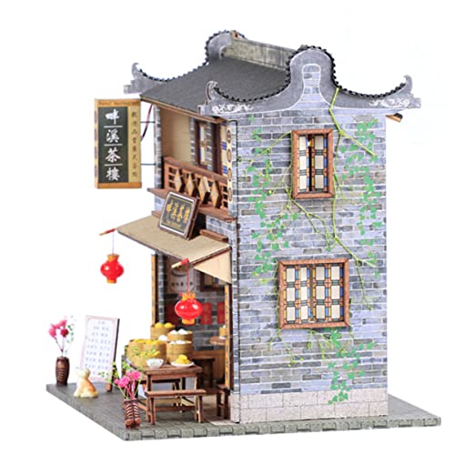 Abaodam 1 Stück DIY Chinesisches Stil Modellhaus Kit Assemble Model Toy Kreatives Bastelspielzeug für Pädagogisches DIY Hausmodell Geschicklichkeit und Kreativität Abaodam 1 Stück DIY Chinesisches Stil Modellhaus Kit Assemble Model Toy Kreatives Bastelspielzeug für Pädagogisches DIY Hausmodell Geschicklichkeit und Kreativität von Abaodam