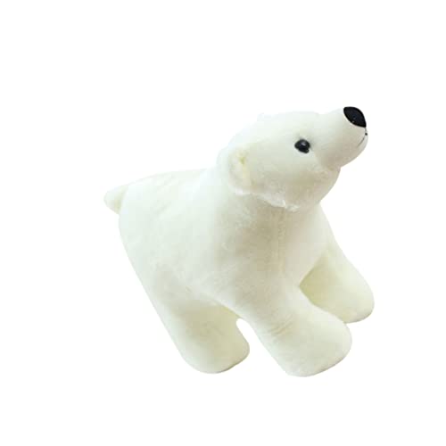 Abaodam 1 Stück Eisbär-Puppe Sofadekorationen Cartoon-bär-Puppe Plüschpuppe Weiß von Abaodam
