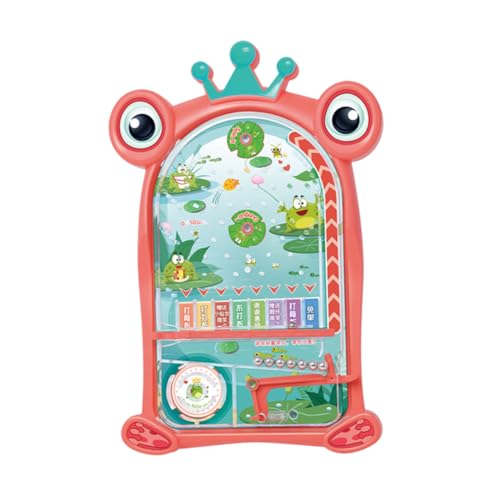 Abaodam 1 Stück Fun Flipperautomat Tischspiel für Desktop-Flipper interaktives kinderspielzeug hühner Flipperautomat für Desktop-Spielspielzeug Abs Rosa von Abaodam
