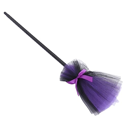 Abaodam 1stück Halloween Hexenbesen Deko Für Kostüme Langlebiges Und Stabiles Besen-Accessoire Für Rollenspiele Und Partys Für Halloween- Und Cosplay von Abaodam