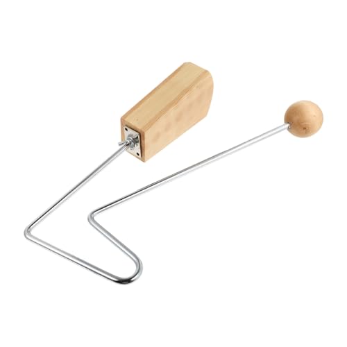 Abaodam 1 Stück Holz Percussion Instrument Tremolo Vibration Holzschlägel Naturfarbe für Musikspielzeug für Vorschulkinder Musikalität und Hörfähigkeiten von Abaodam