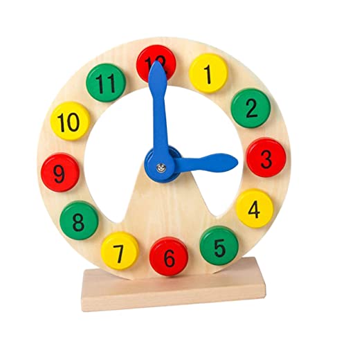 Abaodam Holzuhr Mit Zahlen Spielzeug Für Jungen Und Mädchen Spielzeuguhr Zur Kognitiven Entwicklung Für Kleinkinder Lernen Für Jungen Und Mädchen Abaodam Holzuhr Mit Zahlen Spielzeug Für Jungen Und Mädchen Spielzeuguhr Zur Kognitiven Entwicklung Für Kleinkinder Lernen Für Jungen Und Mädchen von Abaodam