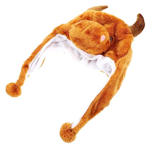 Abaodam Plüsch Kuh Hut für Kinder Lustiger Kostümhut mit Beweglichen Ohren für Karneval Weihnachtsfeiern und Fasching Bezaubernder Party Kopfschmuck für Cosplay und Festliche Anlässe Abaodam Plüsch Kuh Hut für Kinder Lustiger Kostümhut mit Beweglichen Ohren für Karneval Weihnachtsfeiern und Fasching Bezaubernder Party Kopfschmuck für Cosplay und Festliche Anlässe von Abaodam