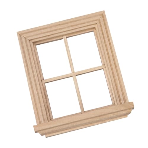 Abaodam Puppenhaus-möbelzubehör – Mini-fenstermodell Maßstab 112 Perfekt Zur Dekoration von Abaodam