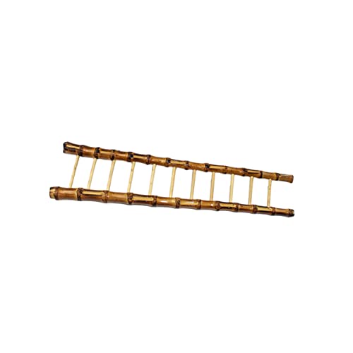 Abaodam 1 Stück Miniaturleiter für kinderspielzeug gartendeko hühner Dekoratives Element Hausdekoration Miniaturen Mini-Bambusleiter Mini-Leiter- Hölzern von Abaodam