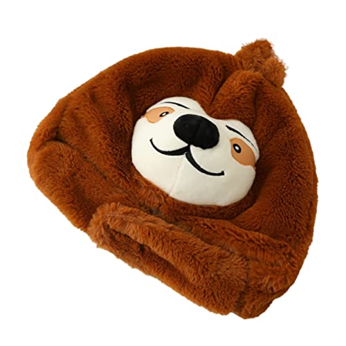 Abaodam Faultiermütze für Erwachsene und Kinder Kuschelige Plüschhut für Rollenspiele Warmer Partyhut für Fotos und Kostüme Abaodam Faultiermütze für Erwachsene und Kinder Kuschelige Plüschhut für Rollenspiele Warmer Partyhut für Fotos und Kostüme von Abaodam