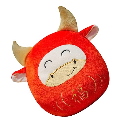 Abaodam 1 Stück Plüschtier Animal Figures Chaps neujahrgeschenke plushdoll Maskottchen Kuh Vieh Puppe Maskottchen des neuen Jahres entzückendes Puppenspielzeug Textil- rot Abaodam 1 Stück Plüschtier Animal Figures Chaps neujahrgeschenke plushdoll Maskottchen Kuh Vieh Puppe Maskottchen des neuen Jahres entzückendes Puppenspielzeug Textil- rot von Abaodam
