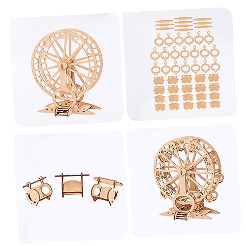 Abaodam 1 Stück Riesenrad aus Holz mechanisch holzspielzeug holztacker Woodcraft Holzmodellbau Holzmodell Ferris Wheel Modell Riesenrad Riesenrad- Hölzern Abaodam 1 Stück Riesenrad aus Holz mechanisch holzspielzeug holztacker Woodcraft Holzmodellbau Holzmodell Ferris Wheel Modell Riesenrad Riesenrad- Hölzern von Abaodam
