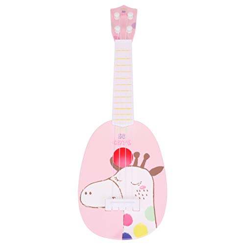 Abaodam 1 Stück Saiten Gitarre Cartoon REH Musikinstrument für Frühkindliche Bildung für Jungen und Mädchen Fördert Kreativität und Hörvermögen von Abaodam