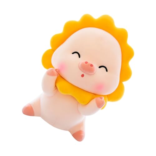 Abaodam 1 Stück Sonne- -Puppe Puppe Kindergeschenk Gefüllte Puppe Puppengeschenk Schweinepuppe Plüschpuppenspielzeug Daunen Baumwolle Yellow von Abaodam
