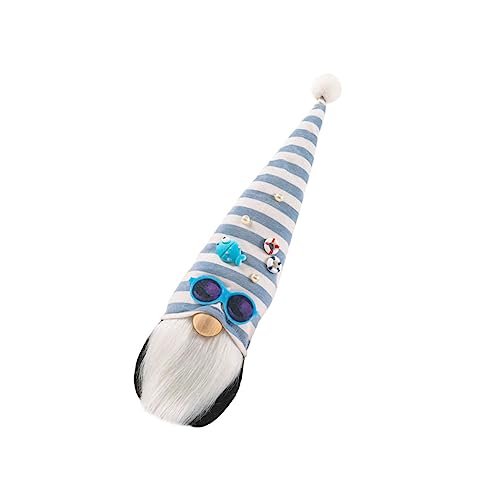 Abaodam 1 Stück Sonnenbrille Puppe GNOME -Puppe Zwergpuppe Heimdekoration gesichtslose Gnompuppe Stoff Blau Abaodam 1 Stück Sonnenbrille Puppe GNOME -Puppe Zwergpuppe Heimdekoration gesichtslose Gnompuppe Stoff Blau von Abaodam