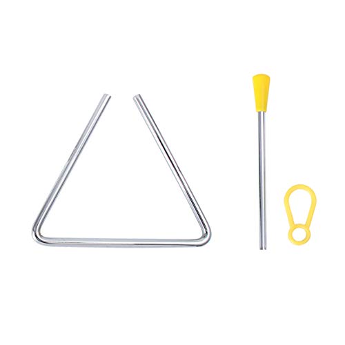 Abaodam 1 Stück Triangel Musikinstrument für Percussion für Musikalische Früherziehung für Kindergarten und Zuhause Fördert und Musikinteresse Sichere Materialien von Abaodam