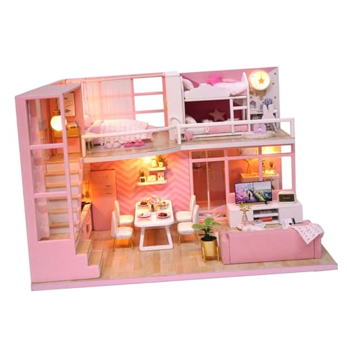 Abaodam 1 Stück Wohnung Selber Bauen Mini- Zum Selbermachen Zum Manuellen Zusammenbauen Miniatur DIY Miniatur DIY Wohnung Kabinenmodell Mini-Wohnung Abaodam 1 Stück Wohnung Selber Bauen Mini- Zum Selbermachen Zum Manuellen Zusammenbauen Miniatur DIY Miniatur DIY Wohnung Kabinenmodell Mini-Wohnung von Abaodam