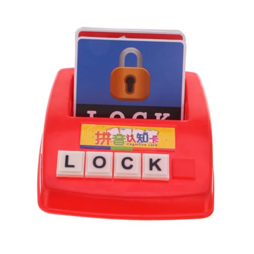 Abaodam 1 Stück Wortschatz Rechtschreibspiel Alphabetisierung Lustiges Spiel Alphabetisierungsspiel Für Kleinkinder Hölzern von Abaodam