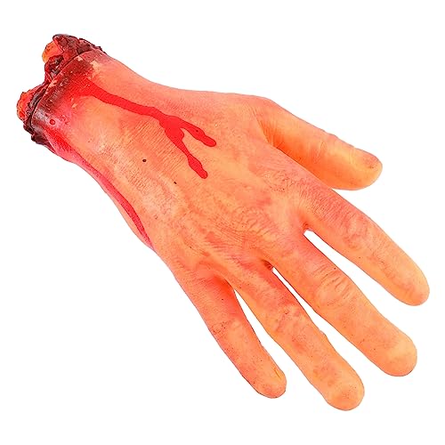 Abaodam 1 x Halloween-Blutige Hand-Trick-Requisite, kreative Horror-Party-Dekoration für Halloween-Streiche, gefälschte Handrequisite für Halloween-Party-Spiele und Themen-Events Abaodam 1 x Halloween-Blutige Hand-Trick-Requisite, kreative Horror-Party-Dekoration für Halloween-Streiche, gefälschte Handrequisite für Halloween-Party-Spiele und Themen-Events von Abaodam