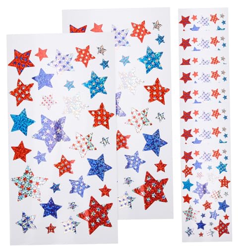 Abaodam 10 Blatt Sterne-Aufkleber belohnungssticker Party mitgebsel Lehreraufkleber schulzubehör dekoaufkleber Selbstklebende Aufkleber Sterne Aufkleber aus Sternenpapier Abaodam 10 Blatt Sterne-Aufkleber belohnungssticker Party mitgebsel Lehreraufkleber schulzubehör dekoaufkleber Selbstklebende Aufkleber Sterne Aufkleber aus Sternenpapier von Abaodam