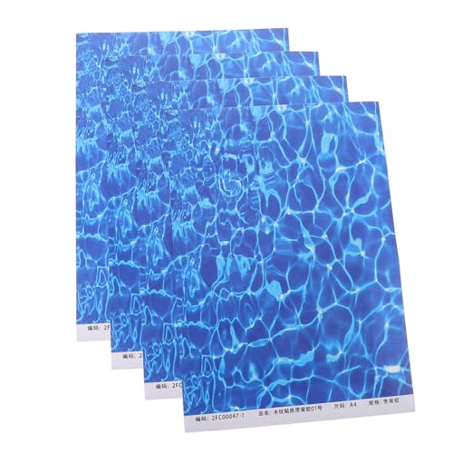 Abaodam 10 Bögen Simulierter Wassertextur Aufkleber Bastel Hof Hintergrund Wasser Hintergrund Tapete Schwimmbad Hintergrund Aquarium Hintergrund Wasser Tapete Blauer Abaodam 10 Bögen Simulierter Wassertextur Aufkleber Bastel Hof Hintergrund Wasser Hintergrund Tapete Schwimmbad Hintergrund Aquarium Hintergrund Wasser Tapete Blauer von Abaodam
