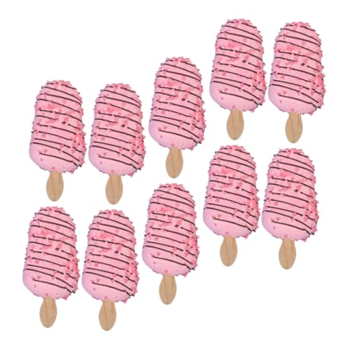 Abaodam 10 Fake Eiscreme Modell Kunstvolle Deko für Hochzeiten Partys und Fotografie Realistisches Farbenfrohes Design für Stimmungsvolle Präsentationen von Abaodam