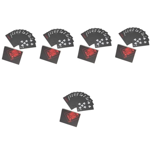 Abaodam 10 Kisten Poker Popular plastikkarten Toy wasserdichte Spielkarten Kartenspiel Masse Geschenke Kartenspielen tragbare Karten zarte Karten Schüttgut Zubehör Kartenhalter Schachbrett von Abaodam