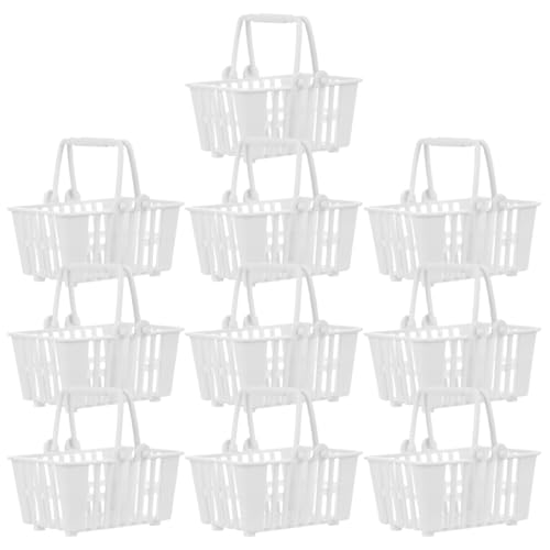 Abaodam 10 Stück Mini Einkaufskorb Mini Supermarktwagen Winzige Einkaufskörbe Kunststoff Kleine Supermarktkörbe Puppenhaus Minikorb Ornament Kinder Einkaufskorb Mini Aufbewahrungskorb Abaodam 10 Stück Mini Einkaufskorb Mini Supermarktwagen Winzige Einkaufskörbe Kunststoff Kleine Supermarktkörbe Puppenhaus Minikorb Ornament Kinder Einkaufskorb Mini Aufbewahrungskorb von Abaodam
