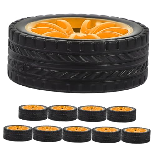 Abaodam 10stücke Kleine Gummiräder Für DIY-bastelarbeiten Kinderauto Und Rc-Modelle Ersatzräder Für Spielzeugauto-radmodell Spielzeugräder Und Autoräder Für Spielzeug von Abaodam