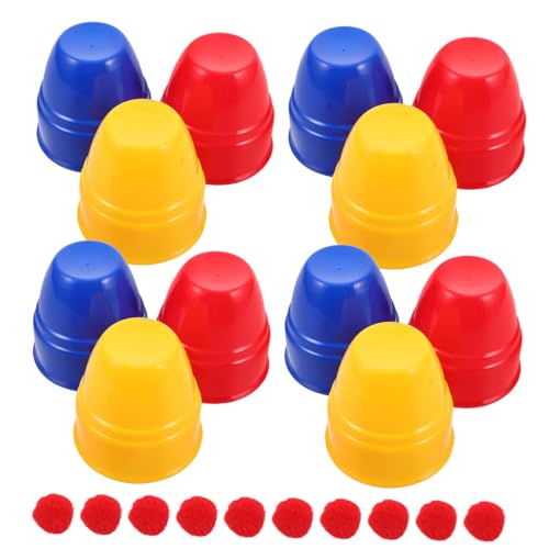 Abaodam 10 Sätze Magische Requisiten Trickbecher Für Trickbecher Für Tricks Tassen Und Bälle Zaubererzubehör Requisiten Für Trickbecher Und Bälle Plastik von Abaodam