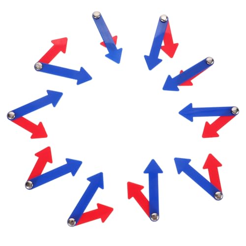 Abaodam 10 Sätze Teiliges Bunte Kunststoff uhrzeiger Rot Blau Drehbare Lernhilfe für Uhrzeit Lernen und Zeitverständnis Sichere Zeiger für Schul DIY uhrprojekte Abaodam 10 Sätze Teiliges Bunte Kunststoff uhrzeiger Rot Blau Drehbare Lernhilfe für Uhrzeit Lernen und Zeitverständnis Sichere Zeiger für Schul DIY uhrprojekte von Abaodam