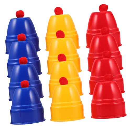 Abaodam 10 Sets Tassen Bälle Trick-Set Unterhaltsame Zauberer-Requisiten für Teenager für Partys, Veranstaltungen und Bühnenauftritte inspirierende kreative Auftritte von Abaodam