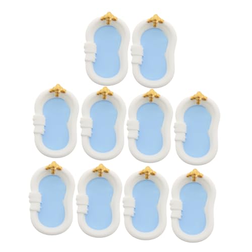 Abaodam 10stücke Mini Badewanne Teilig Niedliche Puppenhaus Badezimmer Möbel Zubehör Dekoration Für Miniatur-szenen Kreatives Badewannen Spielzeug Für Puppenhaus Abaodam 10stücke Mini Badewanne Teilig Niedliche Puppenhaus Badezimmer Möbel Zubehör Dekoration Für Miniatur-szenen Kreatives Badewannen Spielzeug Für Puppenhaus von Abaodam