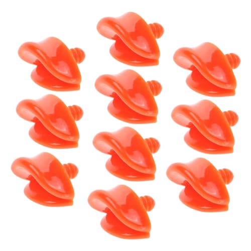 Abaodam 10 Stück DIY Entenschnabel Zubehörset Teilig für Plüschentchen Einfache Mundersatzteile für Kreative Bastelprojekte und Cosplay Dekorationen Duck Prop von Abaodam