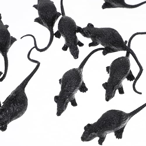 Abaodam 10 Stück Gefälschte Ratte Halloween-Spielzeug Kunststoff Gefälschte Lebensechte Mäuse Realistische Gruselige Ratte Streich Spielzeug Für Halloween Party Favors Aprilscherz Abaodam 10 Stück Gefälschte Ratte Halloween-Spielzeug Kunststoff Gefälschte Lebensechte Mäuse Realistische Gruselige Ratte Streich Spielzeug Für Halloween Party Favors Aprilscherz von Abaodam