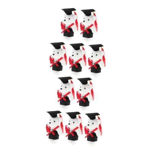 Abaodam 10 Stück Graduierte Doktorbär Puppe Tragen Blumenstrauß Abschlussdekoration Zum Kindergartenabschluss Gunst Der Abschlussfeier Grad Blumenstrauß Polyester Abaodam 10 Stück Graduierte Doktorbär Puppe Tragen Blumenstrauß Abschlussdekoration Zum Kindergartenabschluss Gunst Der Abschlussfeier Grad Blumenstrauß Polyester von Abaodam