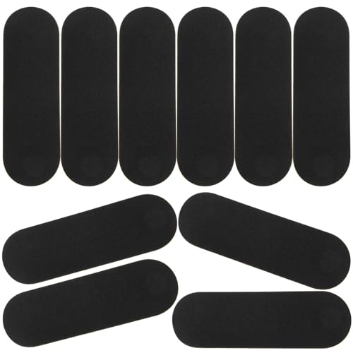 Abaodam 10 Stück Griffbrett-Schaumstoff-Griffband Finger-Skateboard-Griffband-Aufkleber Selbstklebende Griffbrett-Aufkleber Zubehör Für Männer Frauen Kinder von Abaodam