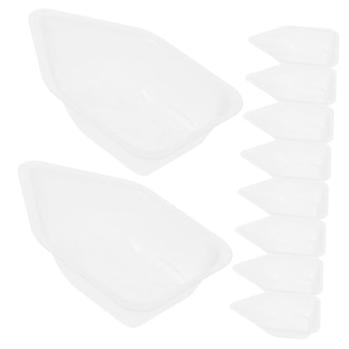 Abaodam 10 Stück Hochpräzise Laborwägeplatten 70 Ml Tragbare Kleine Wiegeschiffchen Aus Kunststoff Wiederverwendbare Laborwägeschalen Für Pulver Lebensmittel Und Kosmetik von Abaodam