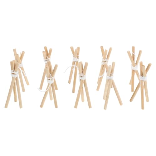 Abaodam 10 Stück Holzregal für Puppenhaus Teiliges für Miniatur Zubehör für DIY Puppenhaus Szenen und Halloween Feste Abaodam 10 Stück Holzregal für Puppenhaus Teiliges für Miniatur Zubehör für DIY Puppenhaus Szenen und Halloween Feste von Abaodam