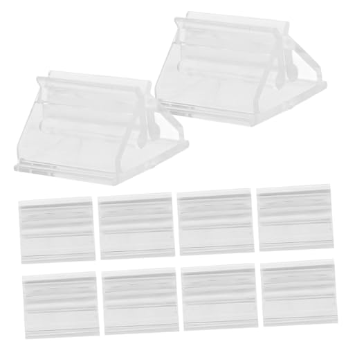 Abaodam 10 Stück Kartenständer Spielkarten Spielkartenablage Spielkartenhalter Für Erwachsene Spielkartenspender Spielkartenordner Spielkartenhüllen Kunststoff Transparent von Abaodam