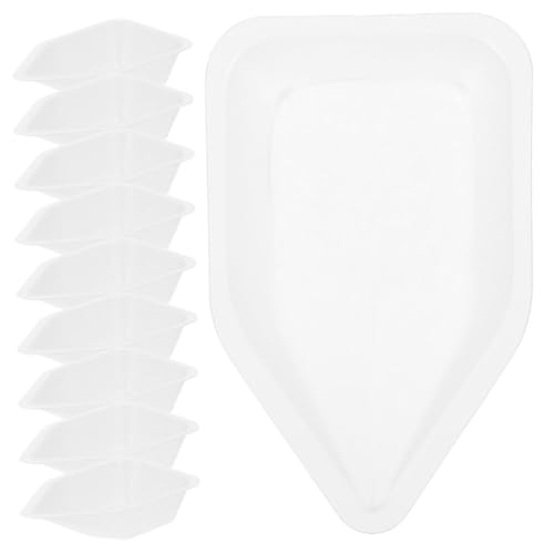 Abaodam 10 Stück Hochpräzise Labor Wägeschalen Aus Kunststoff 70 Ml Für Und Flüssigkeiten Langlebig Genau Für Labore Und Küchen von Abaodam