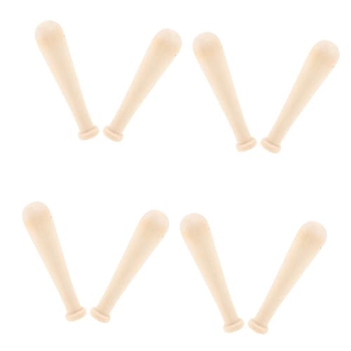 Abaodam 10 Stück Mini Baseballschläger aus Unlackiertem Holz DIY Bastelprojekte Mini Holz Baseballschläger für Malerei und für Baseball Fans Abaodam 10 Stück Mini Baseballschläger aus Unlackiertem Holz DIY Bastelprojekte Mini Holz Baseballschläger für Malerei und für Baseball Fans von Abaodam