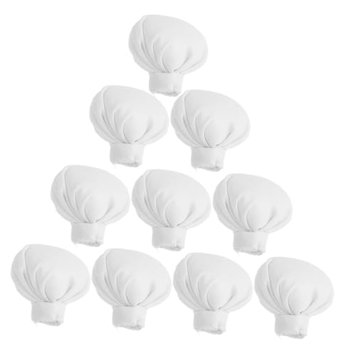 Abaodam 10 Stück Mini -Kochhut Mini-Puppenmütze Miniatur-Bastelzubehör Puppenhauszubehör kleine Bastelhüte Hutdekorationszubehör süße Mini-Sachen Kleiner Bastelhut Miniaturhut Stoff Weiß Abaodam 10 Stück Mini -Kochhut Mini-Puppenmütze Miniatur-Bastelzubehör Puppenhauszubehör kleine Bastelhüte Hutdekorationszubehör süße Mini-Sachen Kleiner Bastelhut Miniaturhut Stoff Weiß von Abaodam