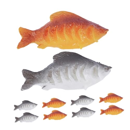 Abaodam 10stücke Teiliges Mini Fisch Modell Realistische Künstliche Fische Für Puppenhaus Und Feengarten Dekoration Lebensechte Miniatur Karps Für Kreatives Spiel Und Basteln Abaodam 10stücke Teiliges Mini Fisch Modell Realistische Künstliche Fische Für Puppenhaus Und Feengarten Dekoration Lebensechte Miniatur Karps Für Kreatives Spiel Und Basteln von Abaodam