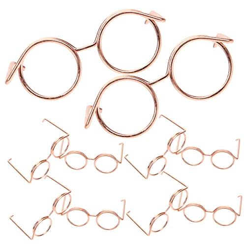 Abaodam Winzige Puppensonnenbrillen 10 Stück Miniatur-puppenbrillen Metalldrahtrahmen Anzieh-Requisiten Für Puppen Abaodam Winzige Puppensonnenbrillen 10 Stück Miniatur-puppenbrillen Metalldrahtrahmen Anzieh-Requisiten Für Puppen von Abaodam