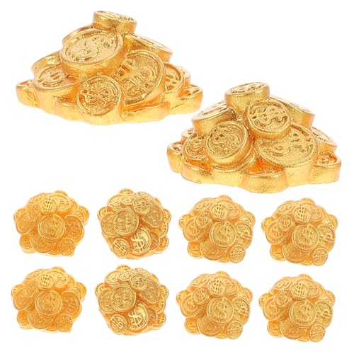 Abaodam 10stücke Teiliges Miniatur Goldmünzen Aus Resin Kreative Neujahrsdekoration Für Puppenhäuser Und Mikro-landschaften Zubehör Für Festliche Anlässe Abaodam 10stücke Teiliges Miniatur Goldmünzen Aus Resin Kreative Neujahrsdekoration Für Puppenhäuser Und Mikro-landschaften Zubehör Für Festliche Anlässe von Abaodam