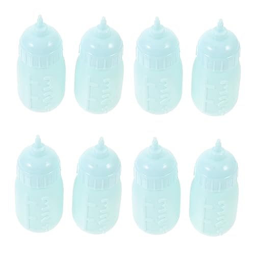 Abaodam 10 Stück Miniatur Babyflaschen Teiliges Puppenzubehör für Kreative Rollenspiele für Fantasie und Kreativität von Abaodam
