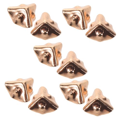 Abaodam 10stücke Mini Schmuck Reise Koffer Eckenverkleidungen Für Puppenhaus Zubehör Metall Box Füße Und Schutz Für Miniatur Schmuckkästen Abaodam 10stücke Mini Schmuck Reise Koffer Eckenverkleidungen Für Puppenhaus Zubehör Metall Box Füße Und Schutz Für Miniatur Schmuckkästen von Abaodam