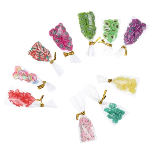 Abaodam Miniatur Lebensmittelspielzeug 10 Stück Realistische Snackbeutel für Kleiner Hausdekoration und Bastelprojekte Abaodam Miniatur Lebensmittelspielzeug 10 Stück Realistische Snackbeutel für Kleiner Hausdekoration und Bastelprojekte von Abaodam